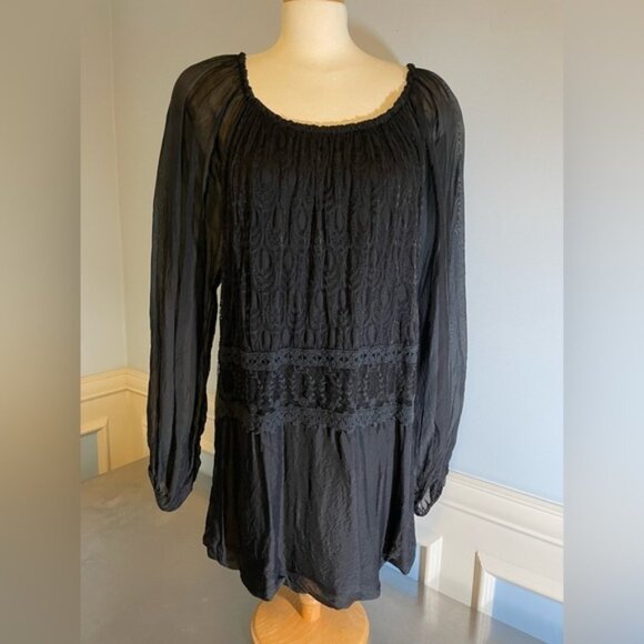 Elena Baldi - silk and lace tunic - Picture 10 of 10